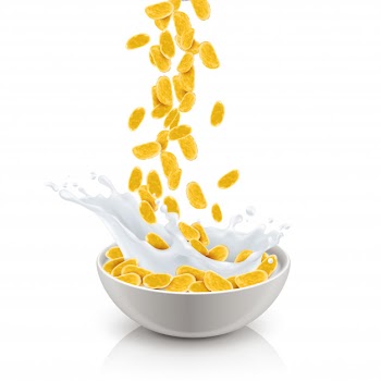 Breakfast cereals realistic composition Free Vector