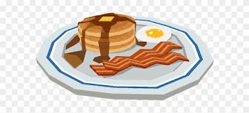 Breakfast Clipart Transparent - Blender Low Poly Food