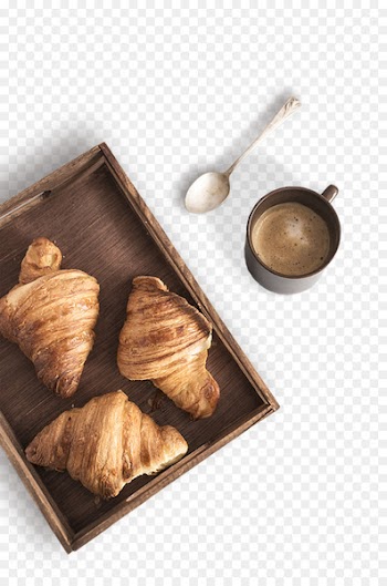 Breakfast Coffee Croissant Cafe Danish pastry - Western nutritious breakfast 