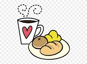 Breakfast Coffee Food Bread Clip Art - Café Da Manhã Desenho