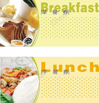 Breakfast Coupons Lunch Card Pictures | Free Cdr Download | PNG & Vector