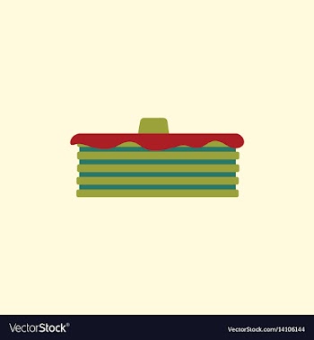 Breakfast food menu item tasty fluffy homestyle vector image
