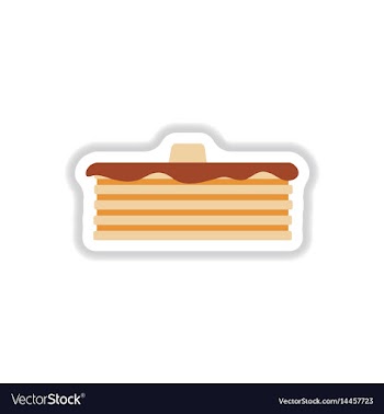 Breakfast food menu item tasty fluffy homestyle vector image