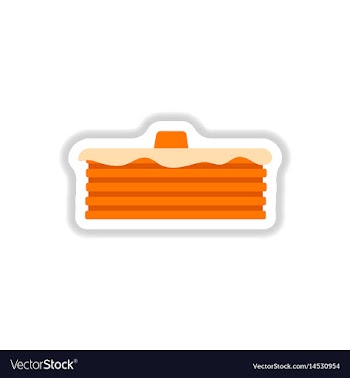 Breakfast food menu item tasty fluffy homestyle vector image