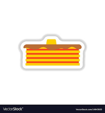 Breakfast food menu item tasty fluffy homestyle vector image
