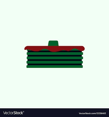 Breakfast food menu item tasty fluffy homestyle vector image