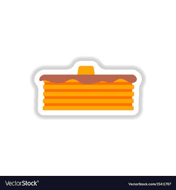 Breakfast food menu item tasty fluffy homestyle vector image