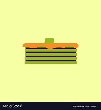 Breakfast food menu item tasty fluffy homestyle vector image