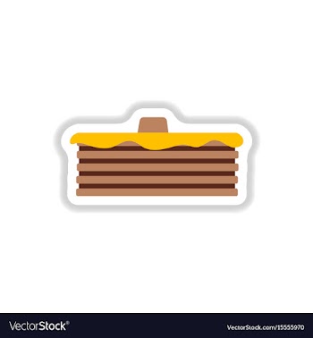 Breakfast food menu item tasty fluffy homestyle vector image