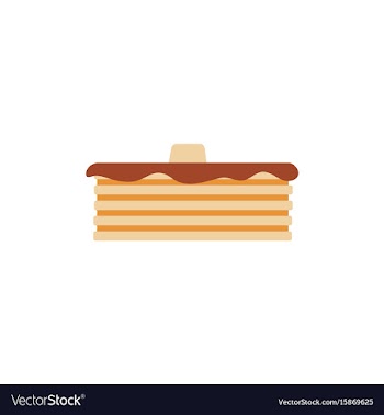 Breakfast food menu item tasty fluffy homestyle vector image