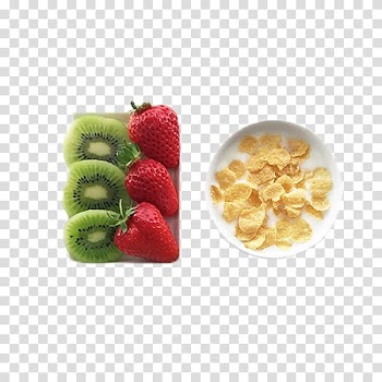 Breakfast Fruit Oat Food, A breakfast of fruit an oat transparent background PNG clipart