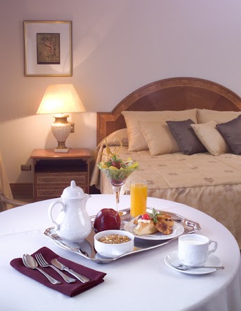 Breakfast in hotel