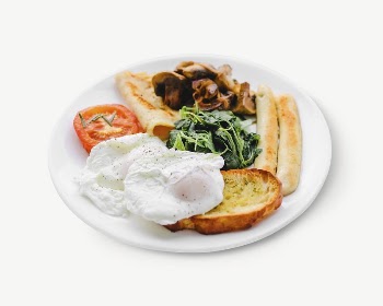 Breakfast plate collage element psd | Free PSD - rawpixel
