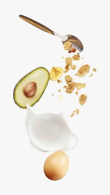 Breakfast splash collage element psd | Free PSD - rawpixel
