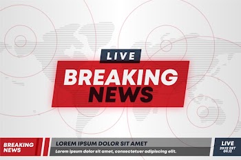 Breaking news live streaming Free Vector