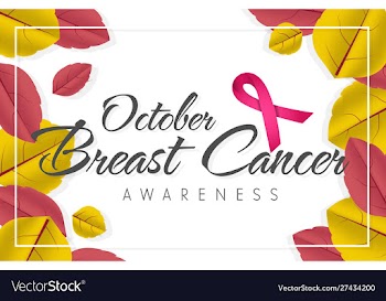 Breast cancer awareness banner 12 vector image