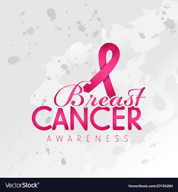 Breast cancer awareness banner 14 vector image
