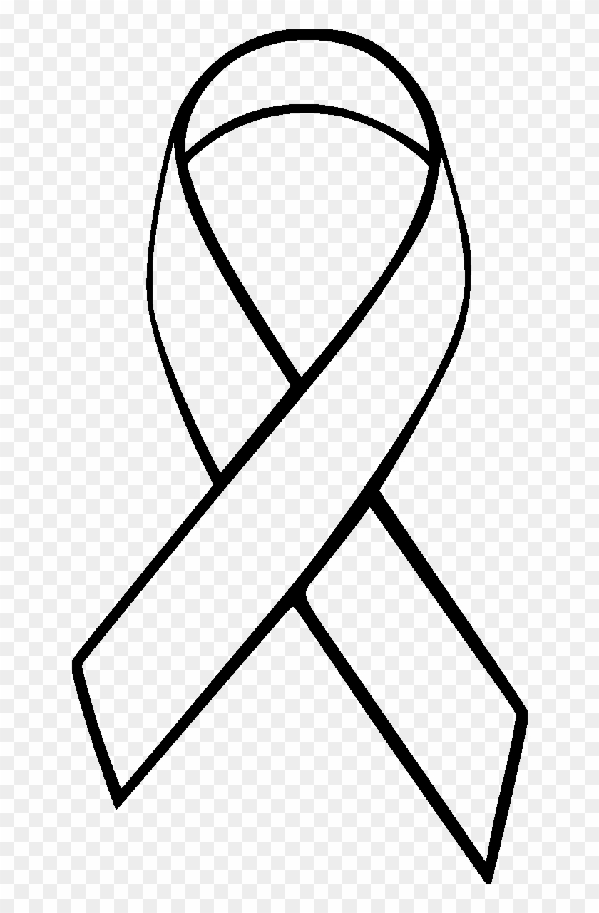Breast Cancer Ribbon Outline