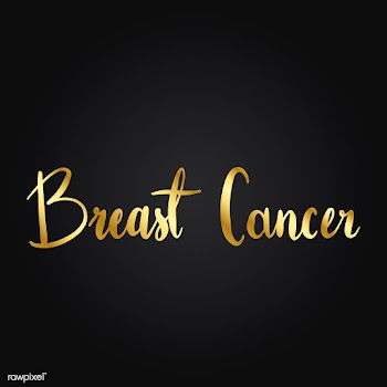 Breast cancer typography style vector | Free stock vector - 517773
