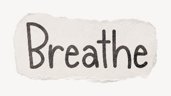 Breathe word, ripped paper typography | Free PSD - rawpixel
