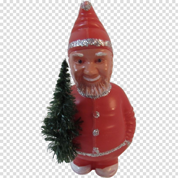 Breba Germany Santa Nodder with Bottle Brush Tree Bobblehead ...
