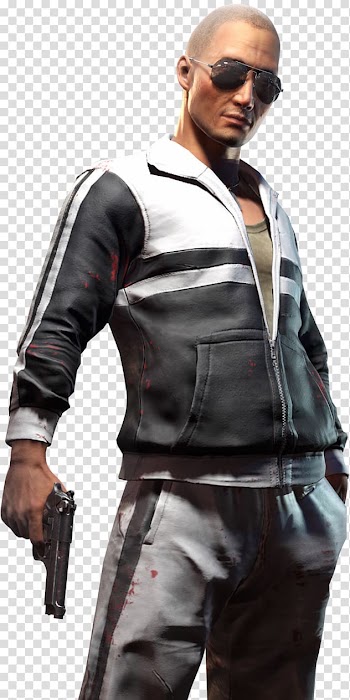 Brendan Greene PlayerUnknown's Battlegrounds Clothing Costume PUBG MOBILE, character model, man holding black pistol transparent background PNG clipart
