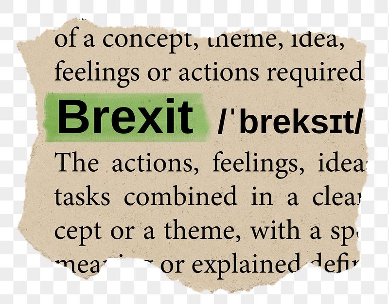 Brexit png word sticker, torn | Free PNG - rawpixel