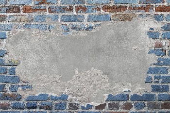 Brick wall graphic, blue crack | Free Photo - rawpixel