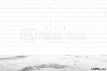 Brick wall painted white