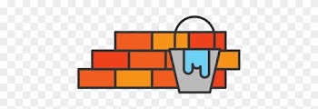 Bricks Wall With Paint Pot - Picture Frame
