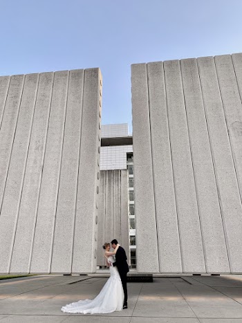 Bride and Groom Holding Each other