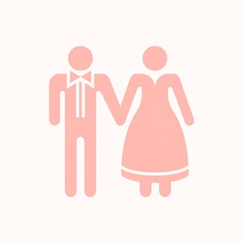 Bride and groom holding hands graphic illustr.. | Free stock vector - 444692