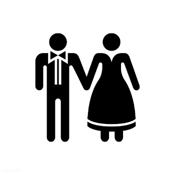 Bride and groom holding hands graphic illustr.. | Free stock vector - 444714