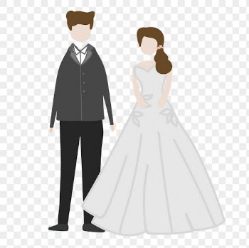 Bride and groom png wedding | Free PNG - rawpixel