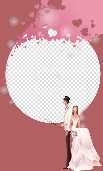 Bride and groom , Wedding Marriage Wedding dress frame, Elegant wedding frame transparent background PNG clipart