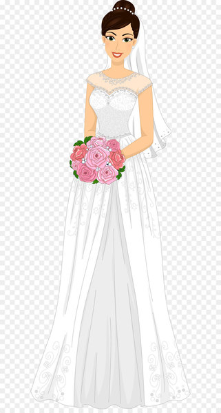 Bride Euclidean vector Wedding invitation - Vector Bride 