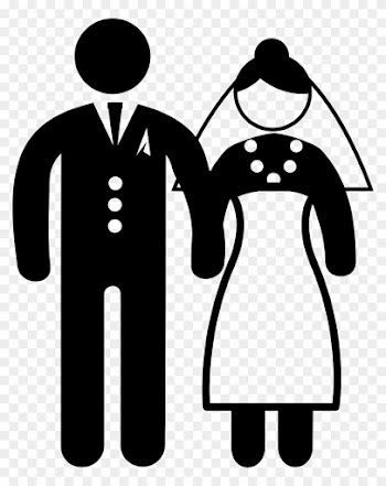 Bride, Groom, Love, Marriage, Marry, Spouse, Wedding - Matrimonio Icono