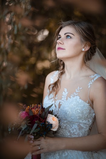 Bride Holding Flower Bouquet