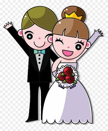 Bride Marriage Wedding Couple - Bride And Groom Animation