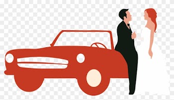 Bride Marriage Wedding - Marriage Car Vector