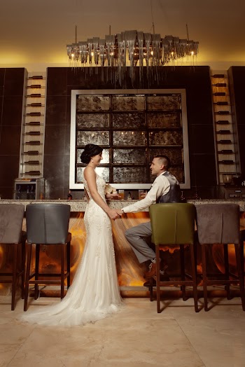 Bride Standing Beside Groom