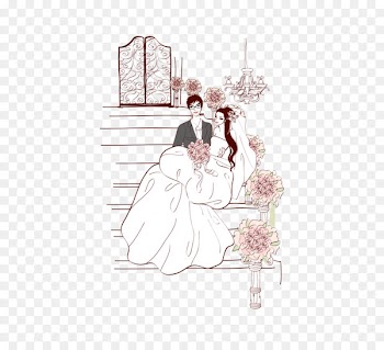 Bride Wedding photography Contemporary Western wedding dress Woman - Wedding photographs 