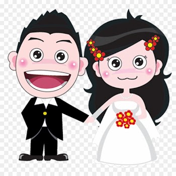 Bridegroom Cartoon Wedding - 卡通 新郎 新娘
