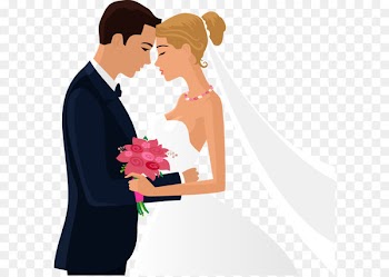 Bridegroom Marriage Wedding invitation - Vector couple 