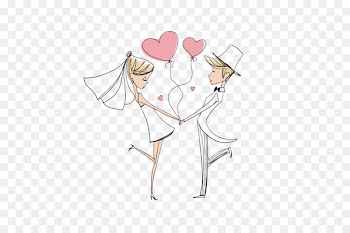 Bridegroom Wedding Illustration - Bride and groom 