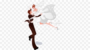 Bridegroom Wedding Illustration - The bride and groom wedding 