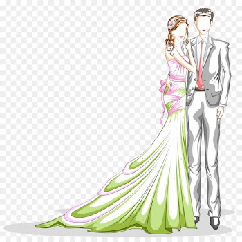Bridegroom Wedding Illustration - Wedding material 