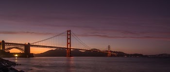 bridge at sunset