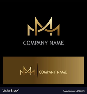  					Bridge connect gold logo vector image														