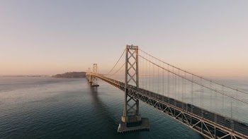 bridge extension under blue sky